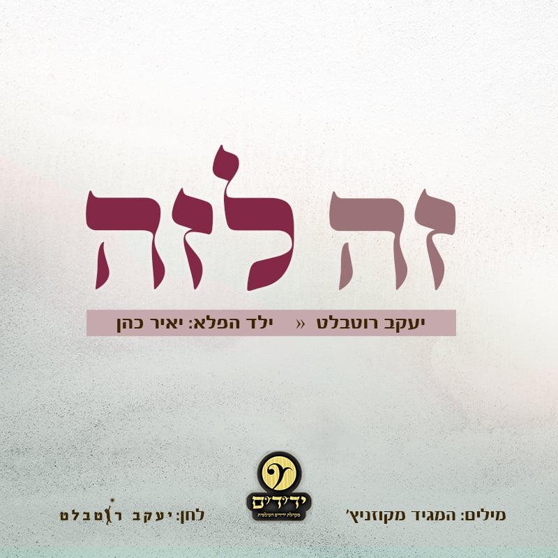 Zeh LaZeh - זה לזה Cover Art