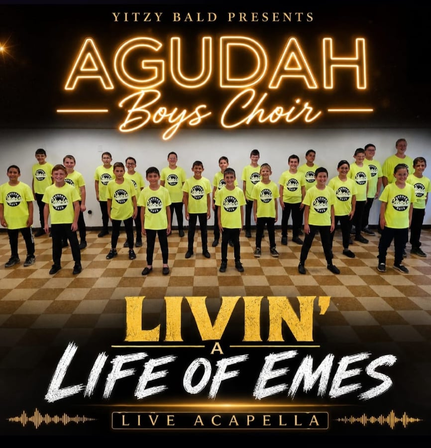Yitzy Bald & The Agudah Boys Choir - Livin' A Life of Emes Cover Art
