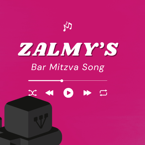 Zalmys Bar Mitzvah Song Cover Art