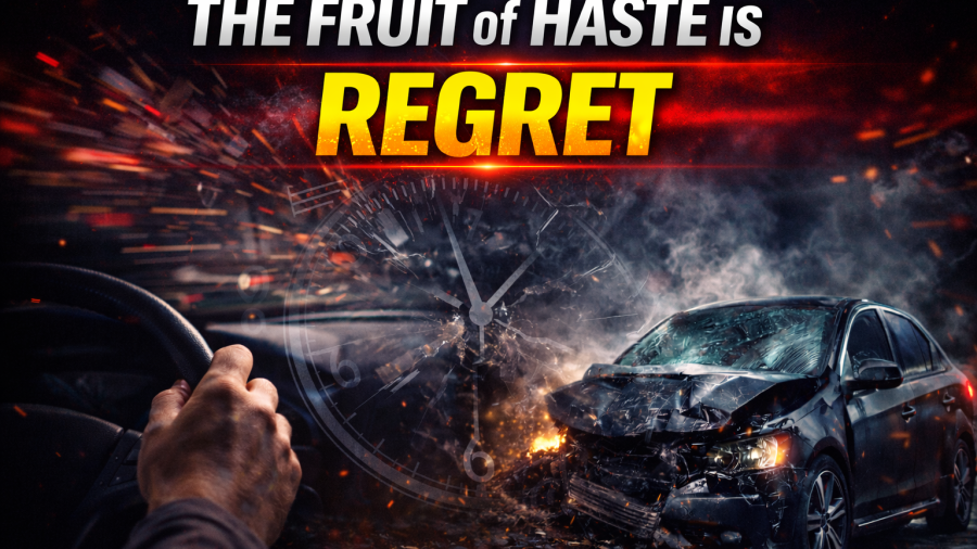 Sparks of Wisdom #76- The Fruit of Haste is Regret!