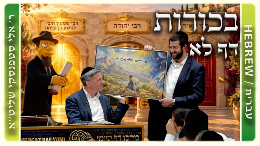 מרכז דף יומי - בכורות דף לא. - ר' אלי סטפנסקי שליט"א