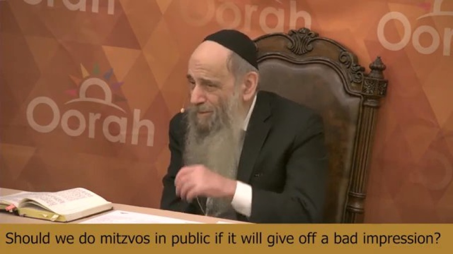 Do I Have to Do Mitzvos In Public?- Ask the Rabbi with Rabbi Mintz