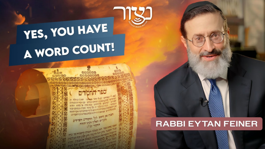 R' Eitan Feiner - Yes, You Have A Word Count