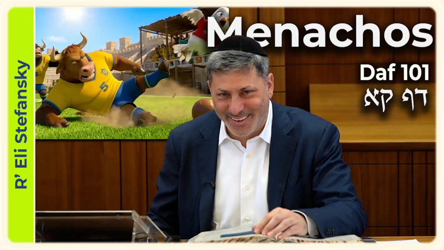 Daf Yomi Menachos Daf 101 by R' Eli Stefansky