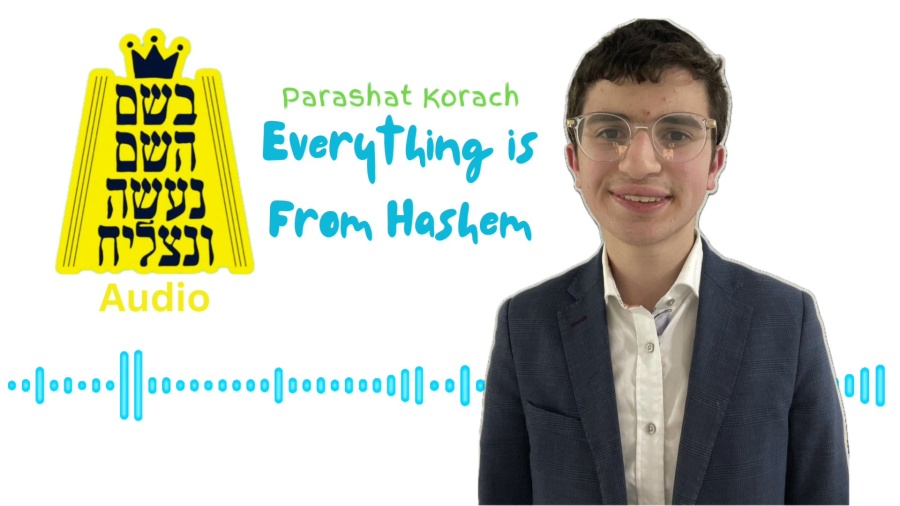 Parashat Korach: Everything is From Hashem