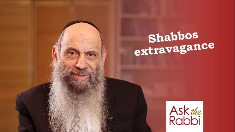 Can I spend extravagantly for Shabbos and Yom Tov? | Ask the Rabbi Live with Rabbi Chaim Mintz