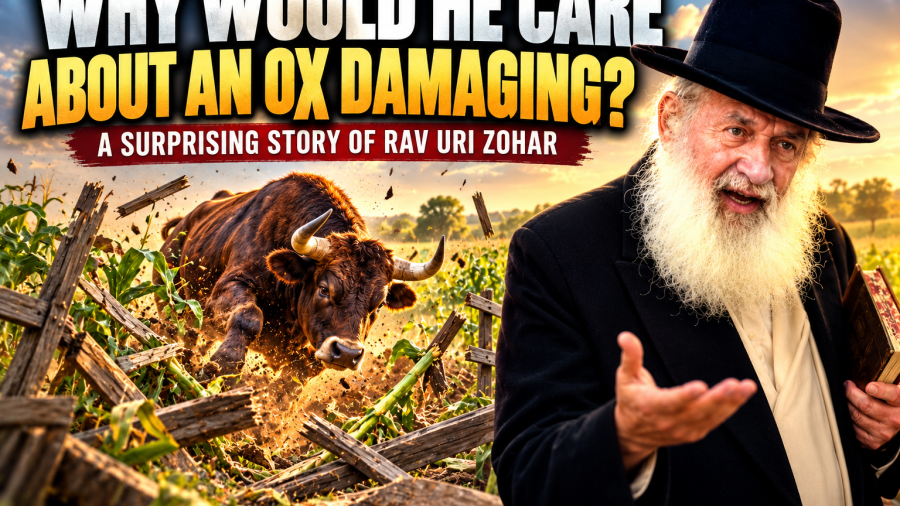 Why Would He Care About an Ox Damaging ? A Surprising Story with Rav Uri Zohar