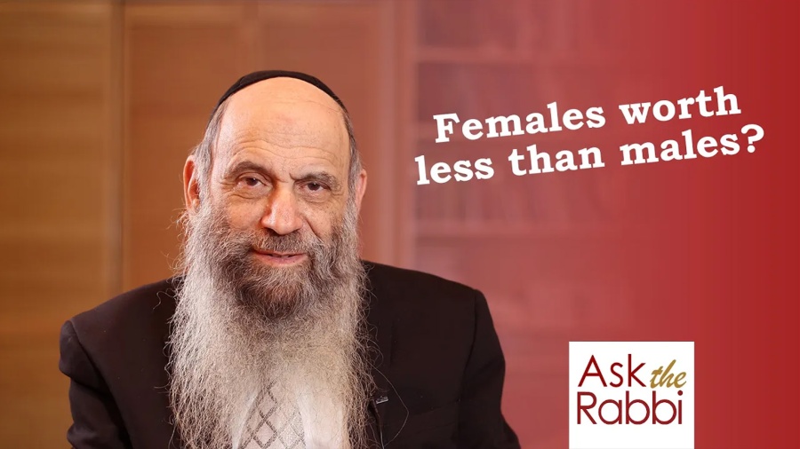 Why are females monetarily valued less than men? | Ask the Rabbi Live with Rabbi Chaim Mintz