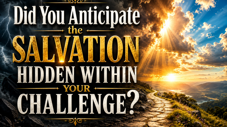 Sparks of Wisdom #84- Did You Anticipate the Salvation Hidden Within Your Challenge?
