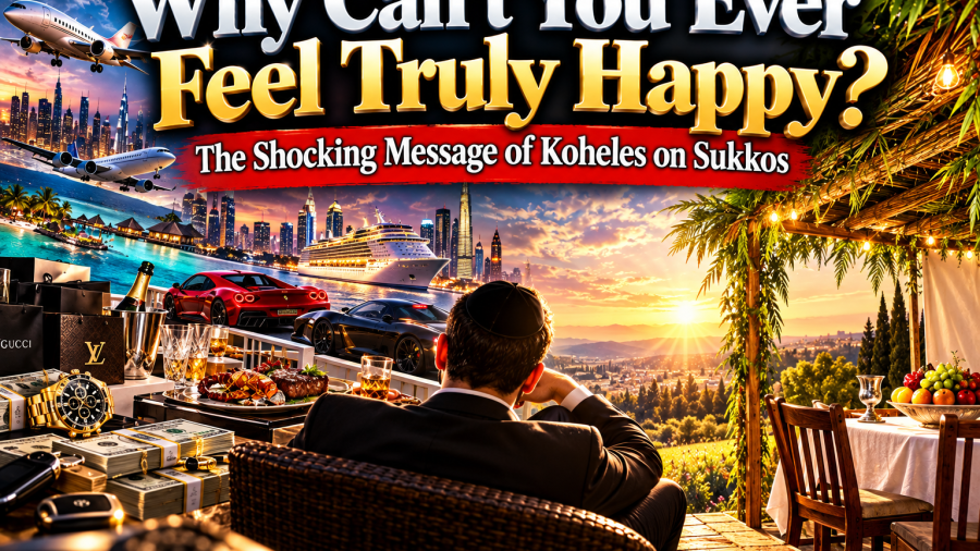 Why Can’t You Ever Feel Truly Happy? The Shocking Message of Koheles on Sukkos