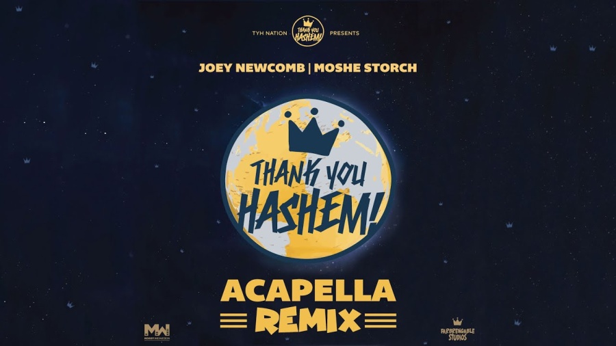 Thank You Hashem Acapella Remix Video | Joey Newcomb ft. Moshe Storch | TYH Nation