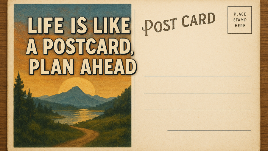 Sparks of Wisdom #30- Life is Like a Postcard