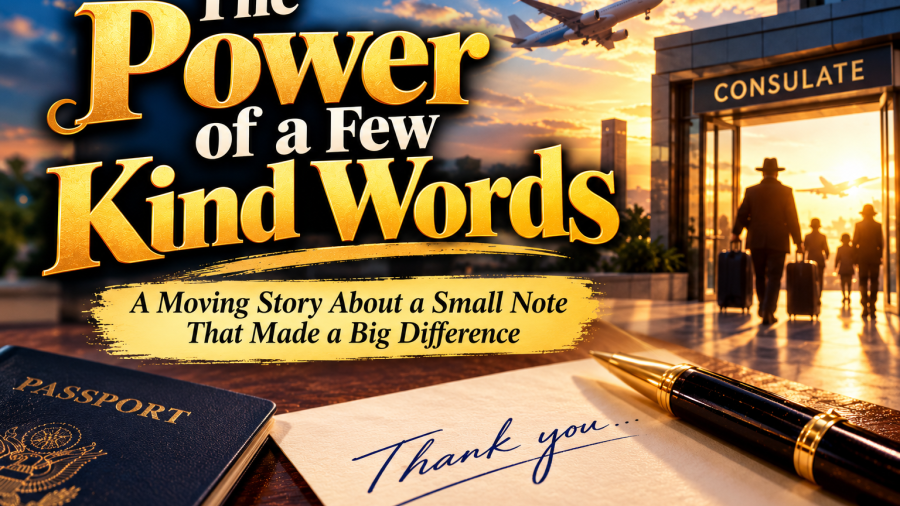 The Power of a Few Kind Words: A Moving Story About a Small Note That Made a Big Difference