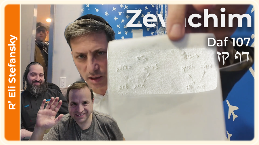 Daf Yomi Zevachim Daf 107 by R' Eli Stefansky