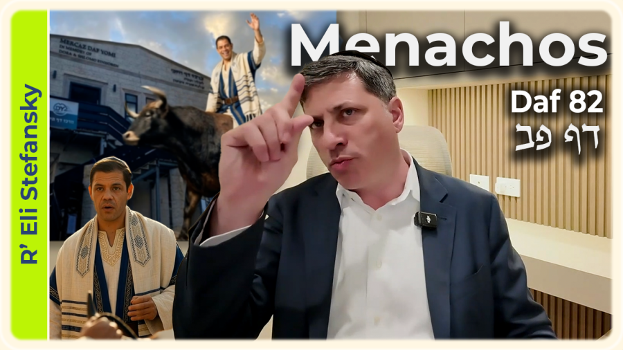Daf Yomi Menachos Daf 82 by R’ Eli Stefansky