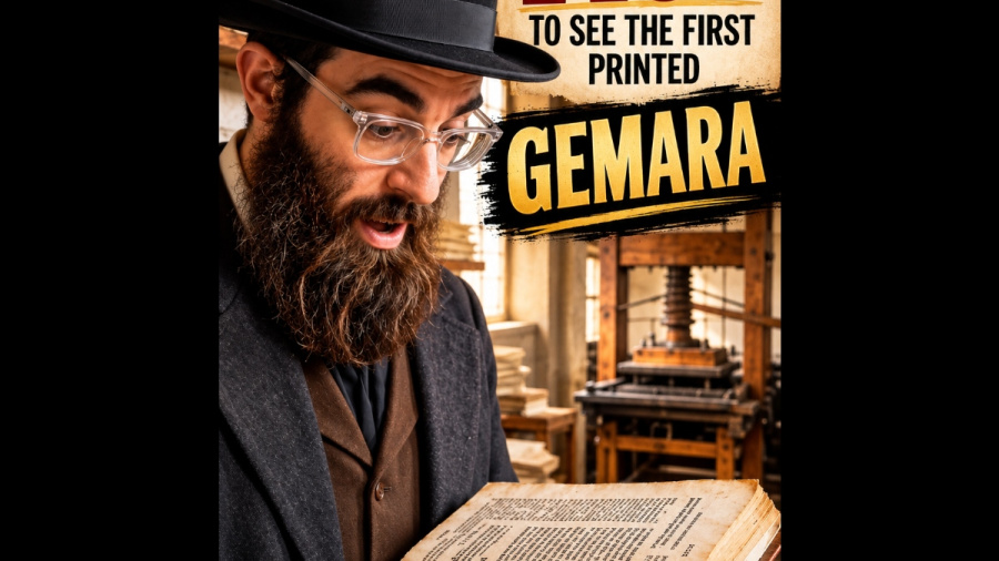 I Went Back to 1484 to See the First Printed Gemara