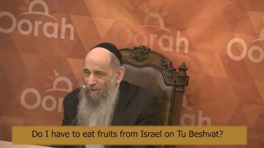 Do I Have To Eat Fruit On Tu Beshvat?- Ask the Rabbi with Rabbi Mintz