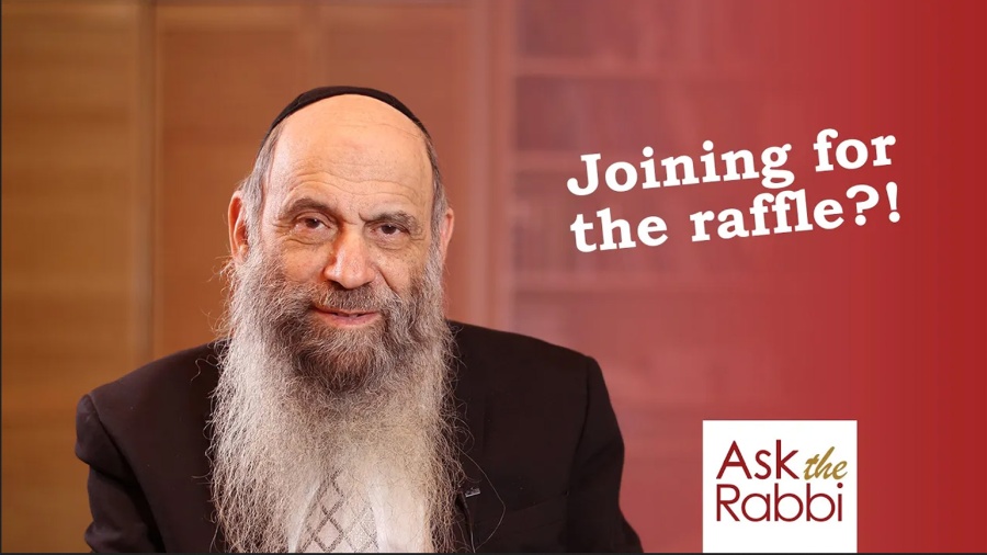 Can one join the class just to win the raffle? | Ask the Rabbi Live with Rabbi Chaim Mintz