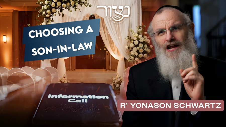R' Yonasan Schwartz - Choosing a Son-In-Law