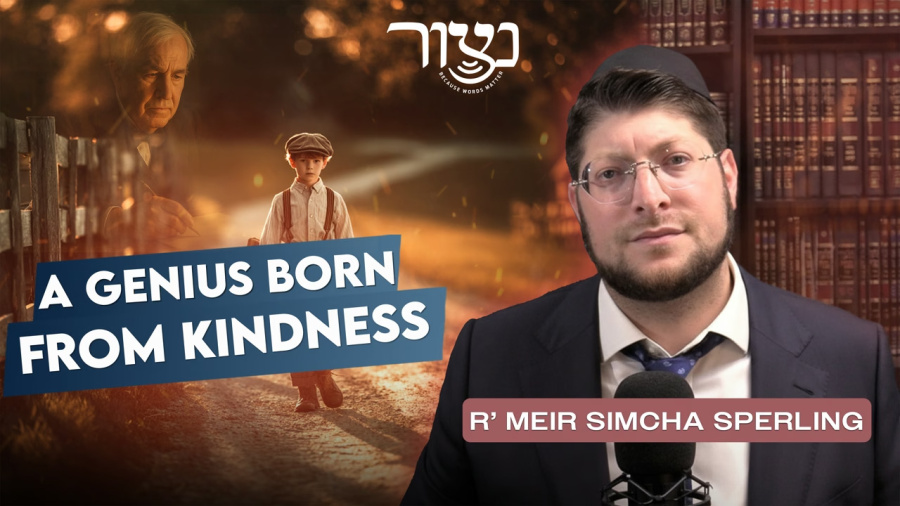 R' Meir Simcha Sperling - A Genius Born From Kindness