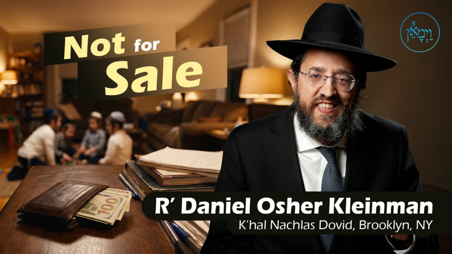 Not for Sale | Rabbi Daniel Osher Kleinman 