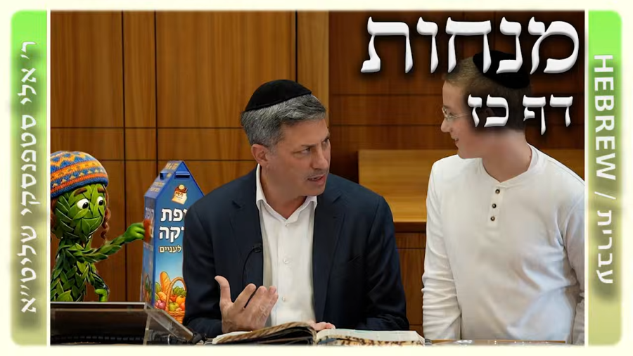 מרכז דף יומי - מנחות דף כז. - ר' אלי סטפנסקי שליט"א
