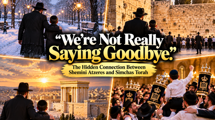 “We’re Not Really Saying Goodbye.” The Hidden Connection Between Shemini Atzeres and Simchas Torah