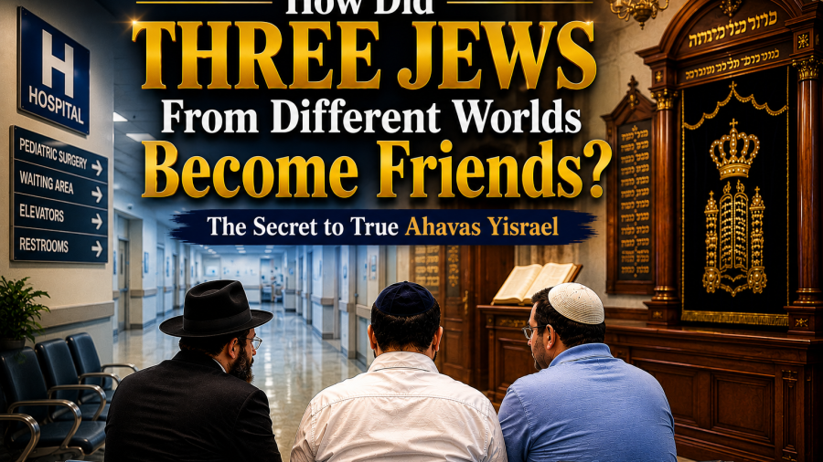 How Did Three Jews From Different Worlds Become Friends? The Secret to True Ahavas Yisrael