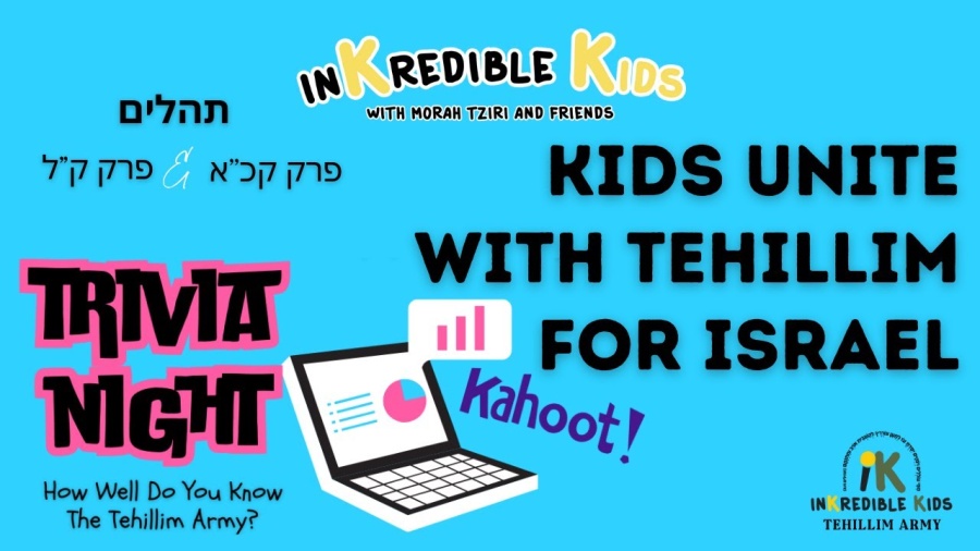 Tehillim For Israel PLUS Kahoot Triva Game!