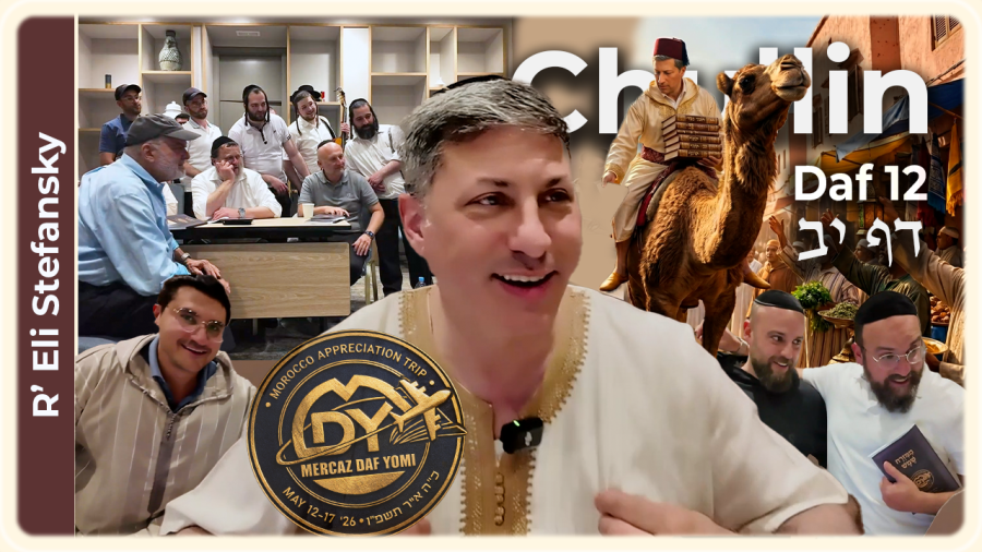 Daf Yomi Chullin Daf 12 by R' Eli Stefansky