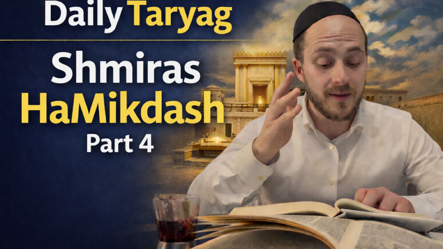 Shmiras HaMikdash part 4