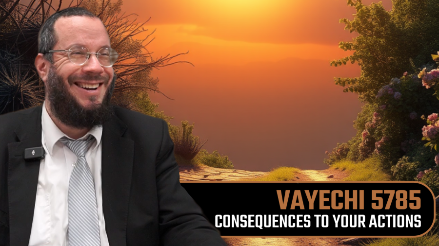 The Consequences of Your Actions | Parshas Vayechi 5785