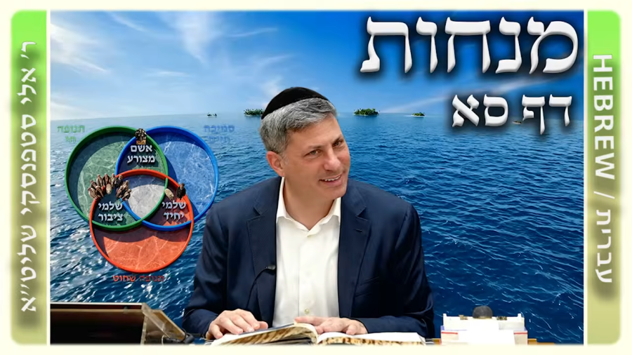 מרכז דף יומי - מנחות דף סא. - ר' אלי סטפנסקי שליט"א