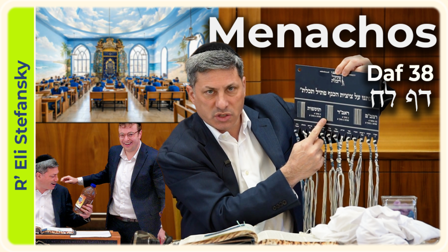 Daf Yomi Menachos Daf 38 by R' Eli Stefansky