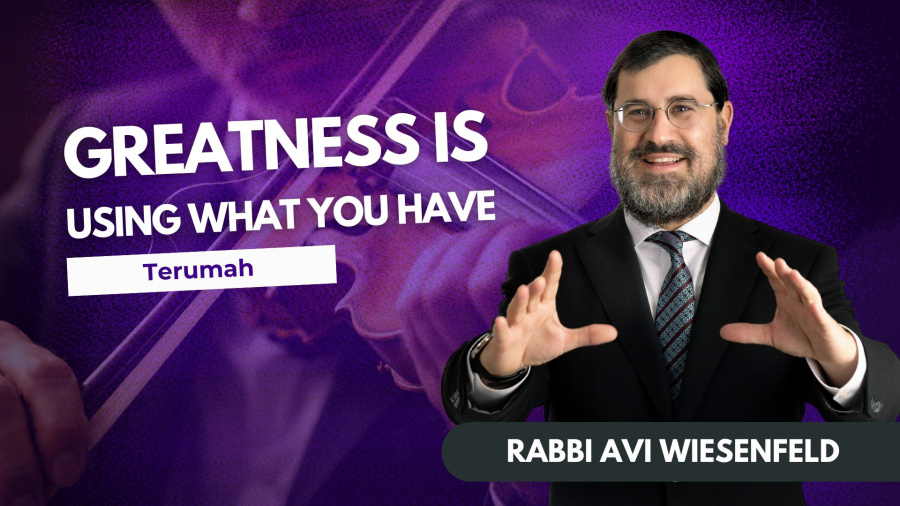 Greatness Is Using What You Have: Teruma