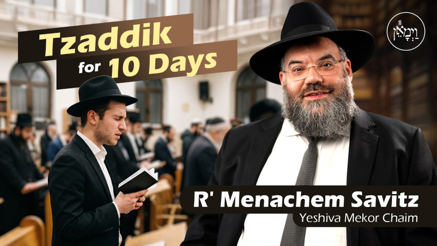 Tzaddik for 10 Days | Rabbi Menachem Savitz 
