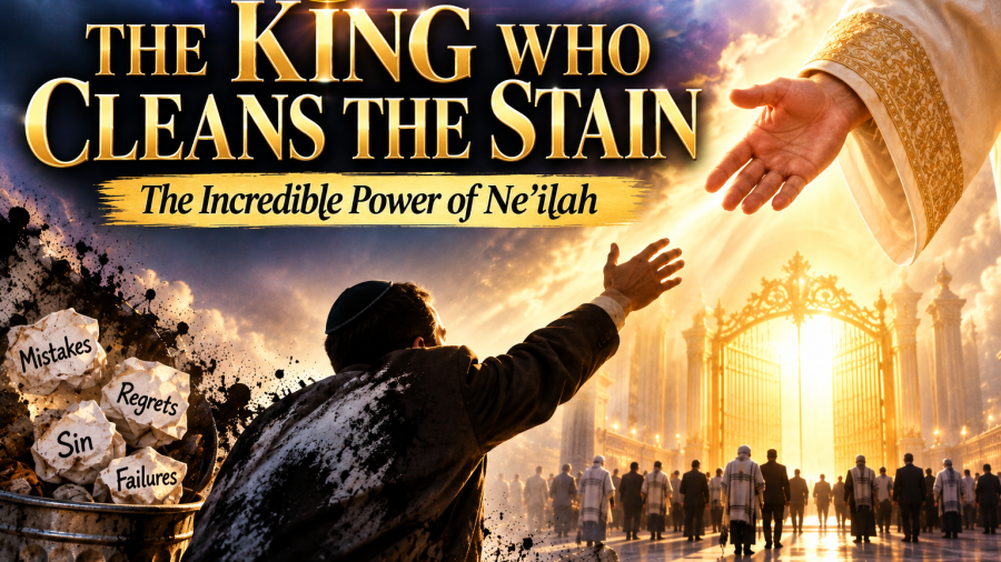 THE KING WHO CLEANS THE STAIN The Incredible Power of Ne’ilah