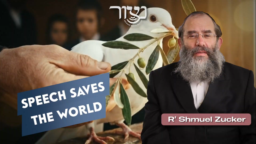 Speech saves the world - R' Shmuel Zucker