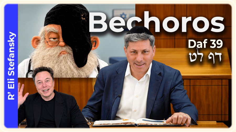 Daf Yomi Bechoros Daf 39 by R’ Eli Stefansky