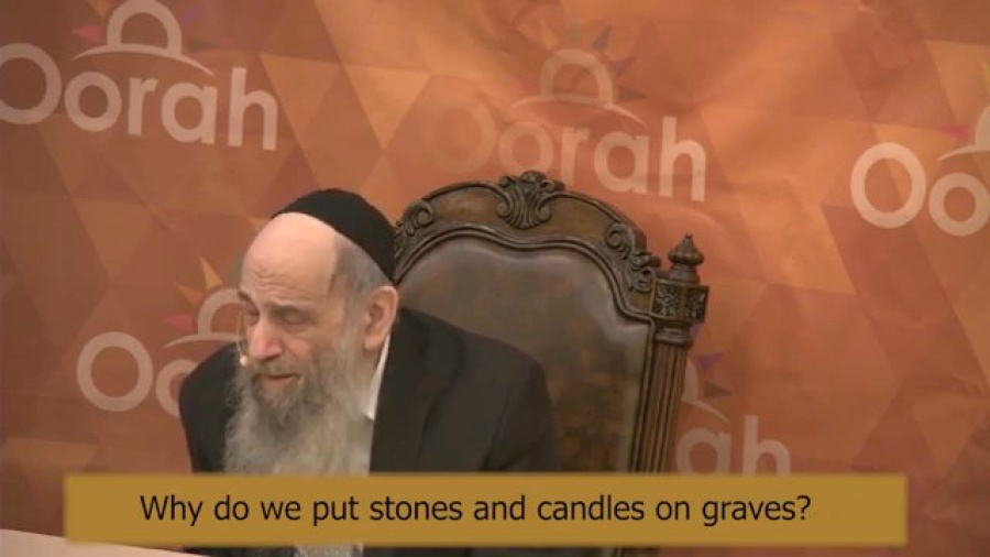 Why We Put Candles And Rocks On Top Of Graves- Ask the Rabbi with Rabbi Mintz