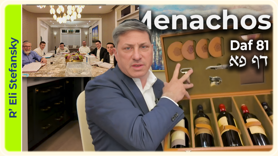 Daf Yomi Menachos Daf 81 by R’ Eli Stefansky