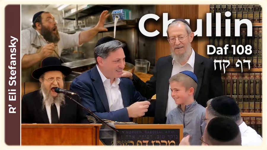 Daf Yomi Chullin Daf 108 by R' Eli Stefansky